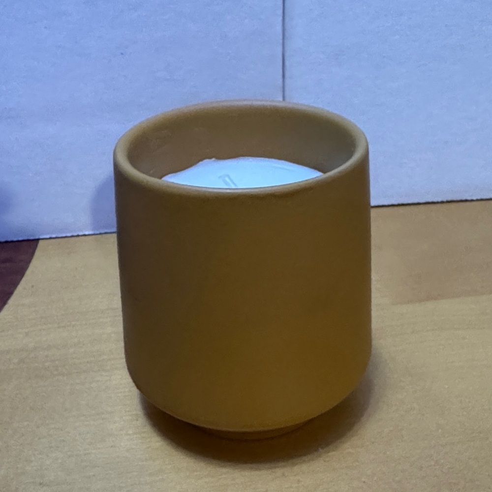 Minimalist terracotta  Ceramic Candle